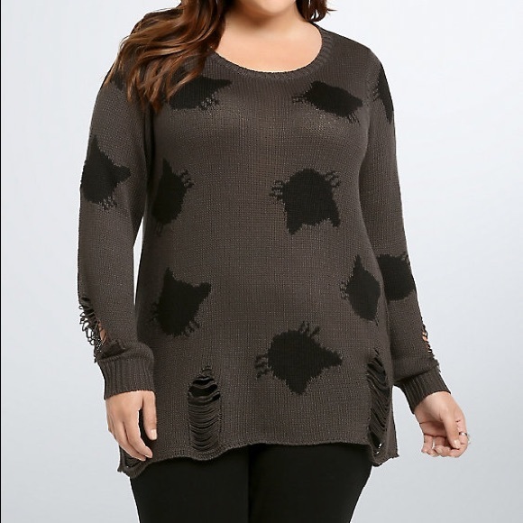 torrid cat sweater